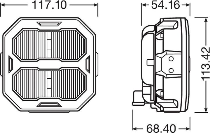 Produktbild Osram LEDriving Cube PX3500 Ultra Wide / 12-24V