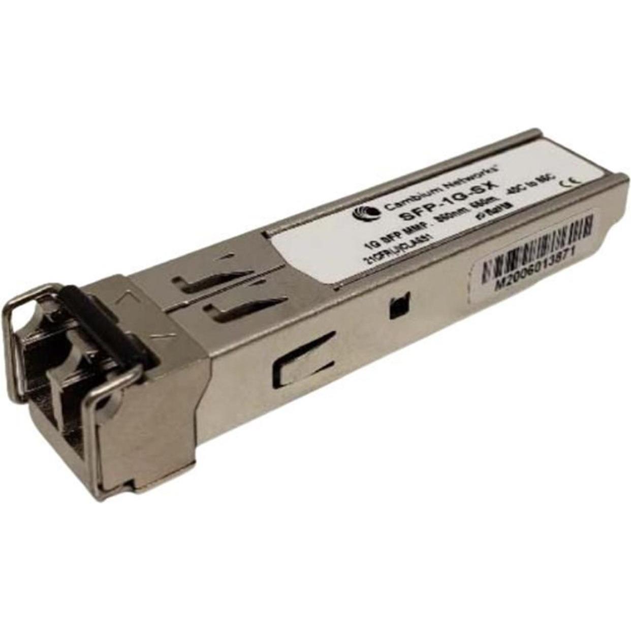 Cambium Networks Modulo ricetrasmettitore di rete SFP-1G-SX Fibra ottica 1000 Mbit/s 850 nm, Ricetrasmettitore