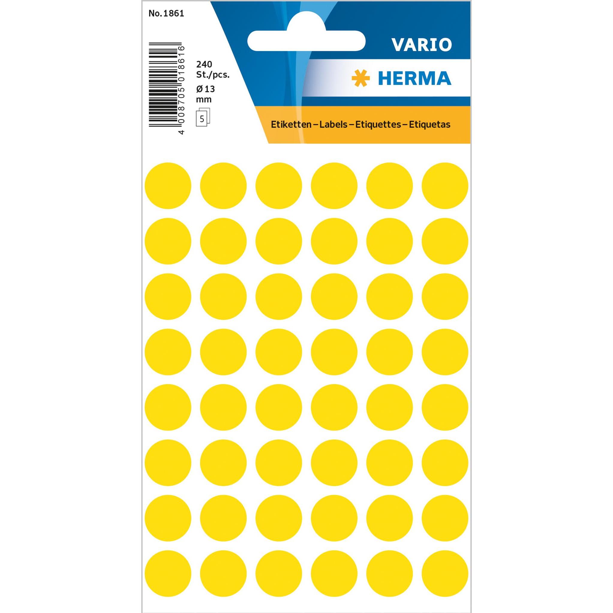 Herma, Etiketten, Vario Farbpunkte, Kleinpackung