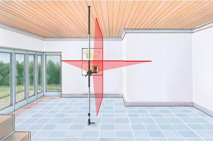 Actual product image Laserliner Telescopic clamping rod TelePod Plus 330 cm - 090.122A
