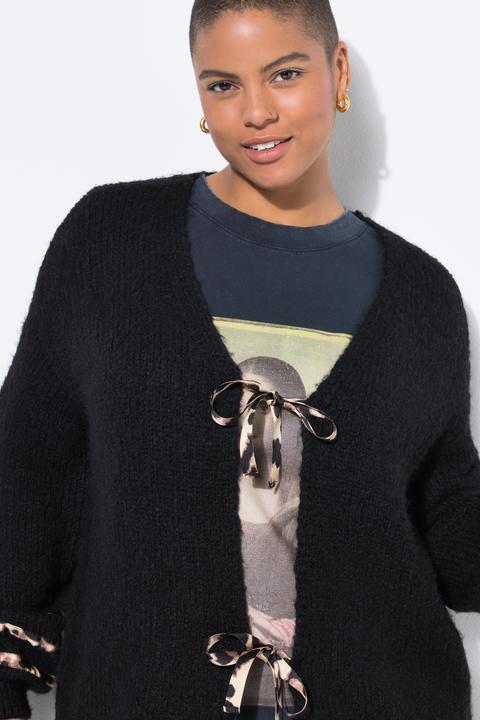 Produktbild Studio Untold Strickjacke, Oversize Shape, Leo Schleifen (42, 44)