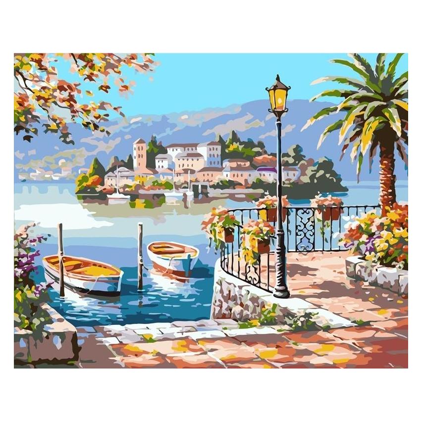Koh-i-Noor Malen nach Zahlen 40x50 Przystań (58214202)