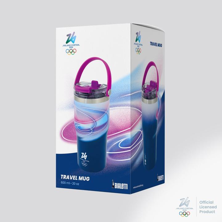 Actual product image Bialetti Borraccia Termica Viola Milano Cortina (0.60 l)