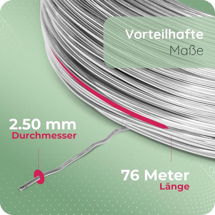 Produktbild Novaliv 76m Rolle Dekodraht (76 m)
