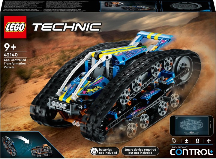 Actual product image LEGO App controlled transformation vehicle (42140, LEGO Technic)
