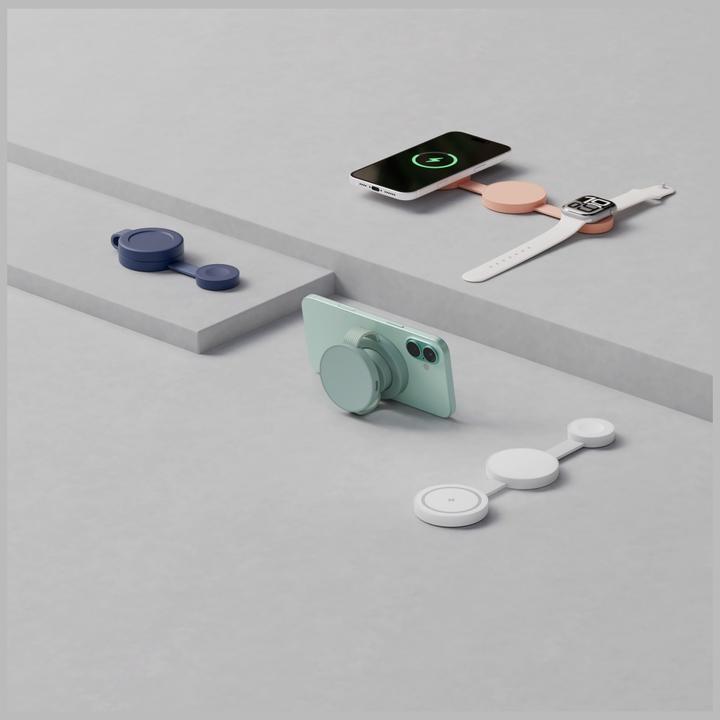 Image du produit Energea Wireless charger Bazic GoMag Trio 2 3in1 15W magnetic for iPhone/Watch/AirPods gray (15 W)