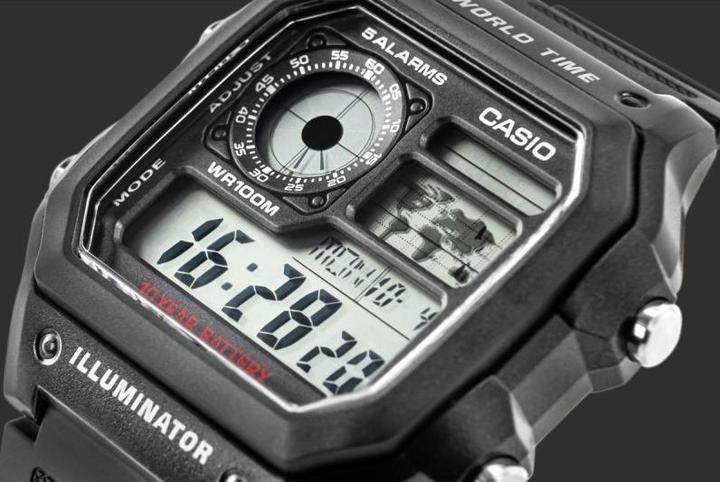 Produktbild Casio Ae-1200wh-1avef (Digitaluhr, 45 mm)