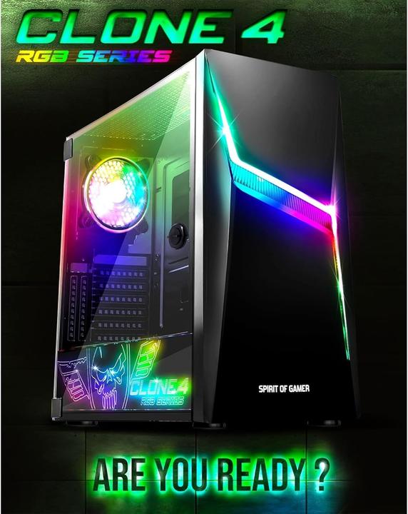 Produktbild Spirit Of Gamer Boitier ATX 8902RA CLONE 4 (ATX, mATX, Mini-ITX)