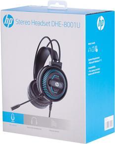 Productafbeelding HP DHE 8001U Bedrade hoofdtelefoon (zwart) (Bedraad)