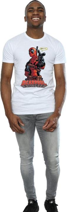 Actual product image Deadpool Mens Hey You Cotton T-Shirt (M)
