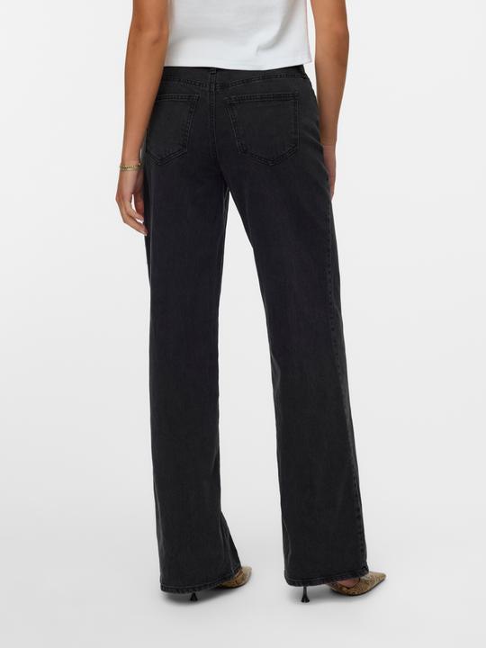 Actual product image Vero Moda VMFAYE Niedrige Taille Weiter Beinschnitt Jeans Weit geschnitten (W31/L32)