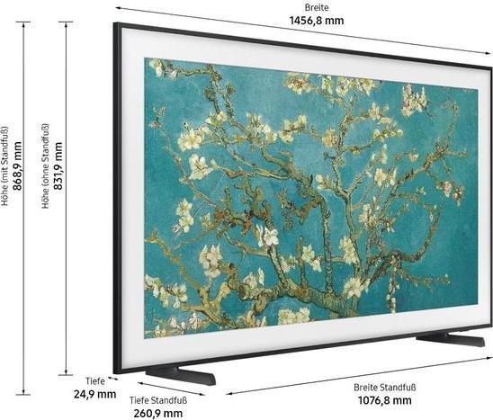 Actual product image Samsung The Frame QE65LS03B - (EU) (65", LS03B (EU), QLED, 4K, 2023)