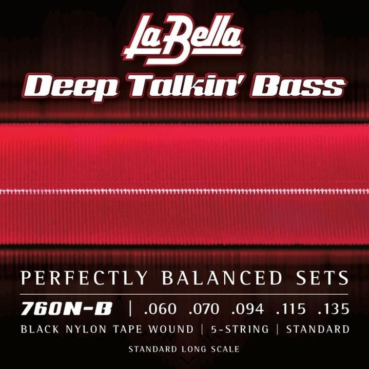 Produktbild La Bella 760N-B Black Nylon Bass 060/135 (Gitarre)