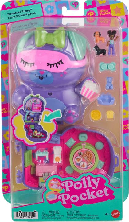 Immagine prodotto Polly Pocket Übernachtungsparty-Welpe Schatulle