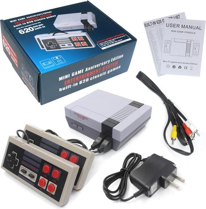 Actual product image OEM Retro-TV-AV-Konsole + 2 Controller