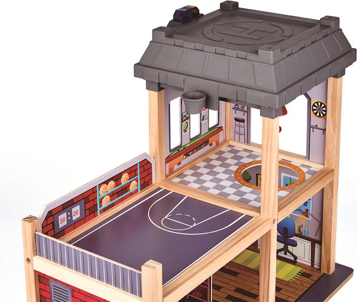 Actual product image Hape Big city fire station