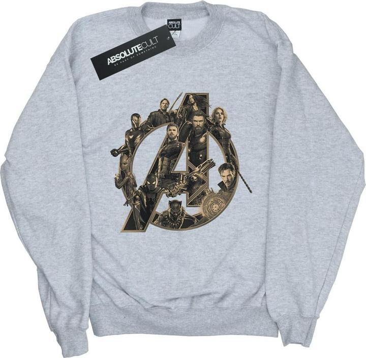 Produktbild Avengers Infinity War Logo Sweatshirt Mädchen (128)