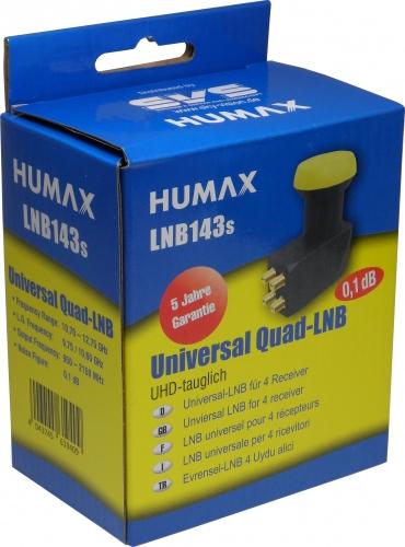 Actual product image Humax L1940 - F - 4 cm - Black - Green (Quattro LNB, 40mm)
