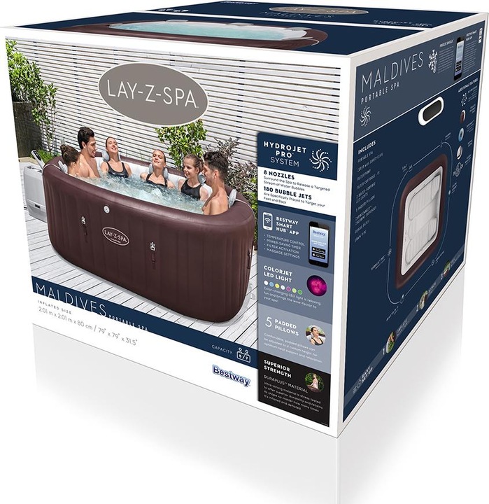 Produktbild Bestway Lay-Z-Spa Maldives Hydrojet Pro (7 Pers.)