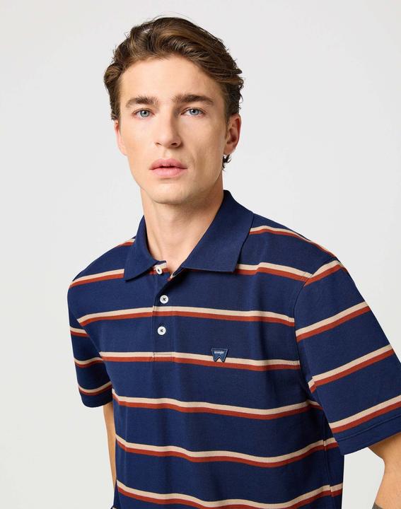 Produktbild Wrangler Polo Stripe Polo Shirt (L)