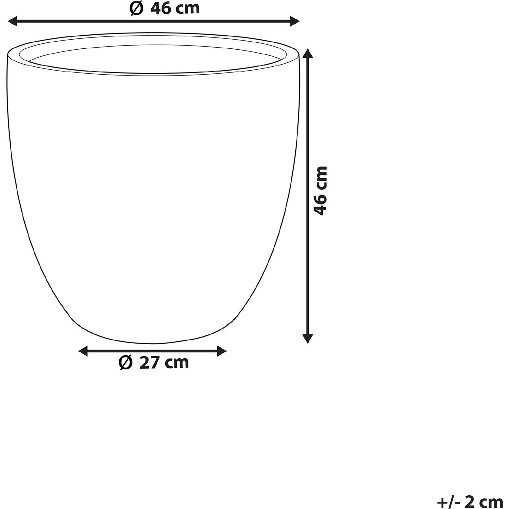 Thumbnail - Beliani, Blumentopf, Kannia (46 cm)