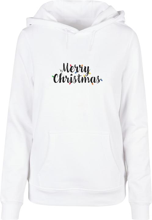Produktbild Merchcode Ladies Merry Christmas Lights Basic Hoody - 116651 (4XL)