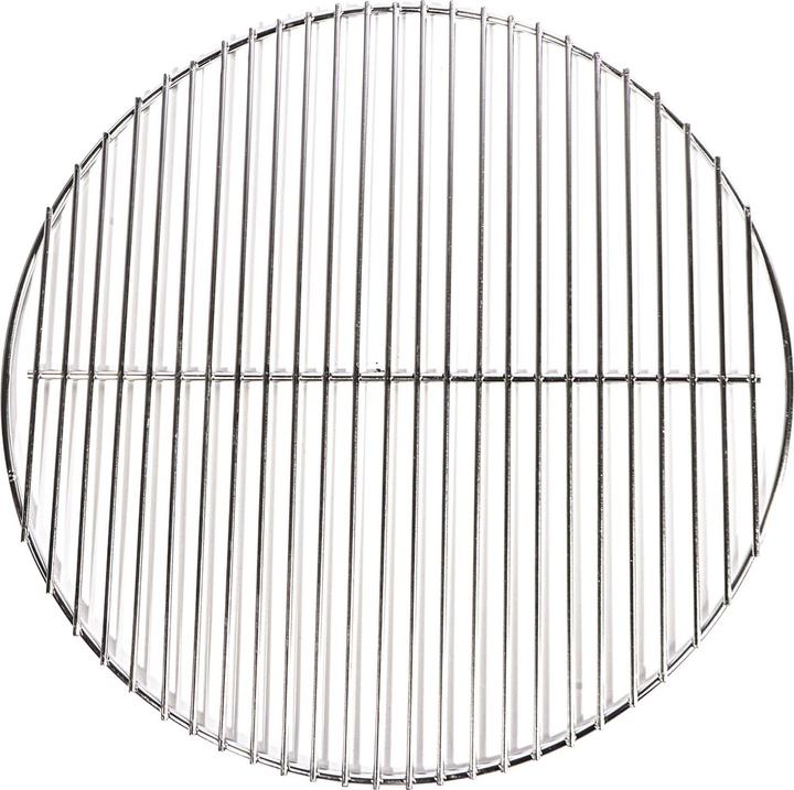 Actual product image Wiltec Round Grill Grate Ø44.5cm of Stainless Steel with Handle as Cooking Grid for Charcoal, Gas BBQ etc.