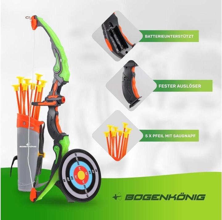 Immagine prodotto Bogenkönig Bogenschiess-Set leuchtend