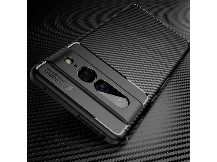 Immagine prodotto Screenguard Google Pixel 7 Pro Cover Custodia in TPU con design al carbonio (Google Pixel 7 Pro)