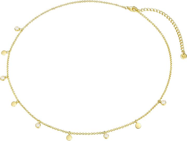 Image du produit Glanzstücke München Femmes argent sterling pierre de lune or jaune 40,0 cm chaîne de base + 5,0 cm d'extension - 28669 (Argent sterling 100, 40 - 45 cm)