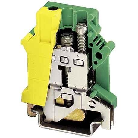Thumbnail - Phoenix Contact Schutzleiter-Reihenklemme USLKG16 N-1 Grün-Gelb 50 St., Elektronikkabel + Stecker, Gelb, Grün