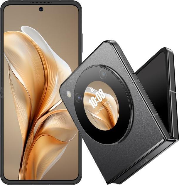 Actual product image Nubia Smartfon Bundle Flip (Gold) + etui + słuchawki + cooler (256 GB, Cosmic Black, Gold, 6.90", 5G)