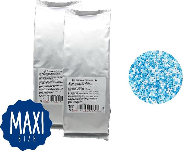 Blue, Light blue, White