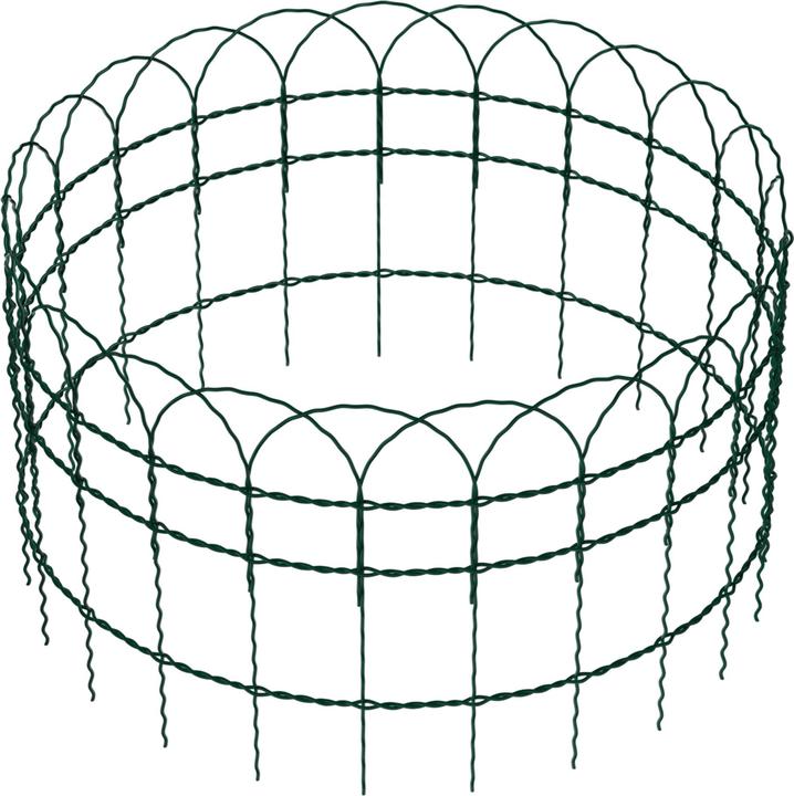 Produktbild Wiltec Gartenzaun 0,65x10m Maschendrahtzaun Stahl PVC-beschichtet Drahtzaun