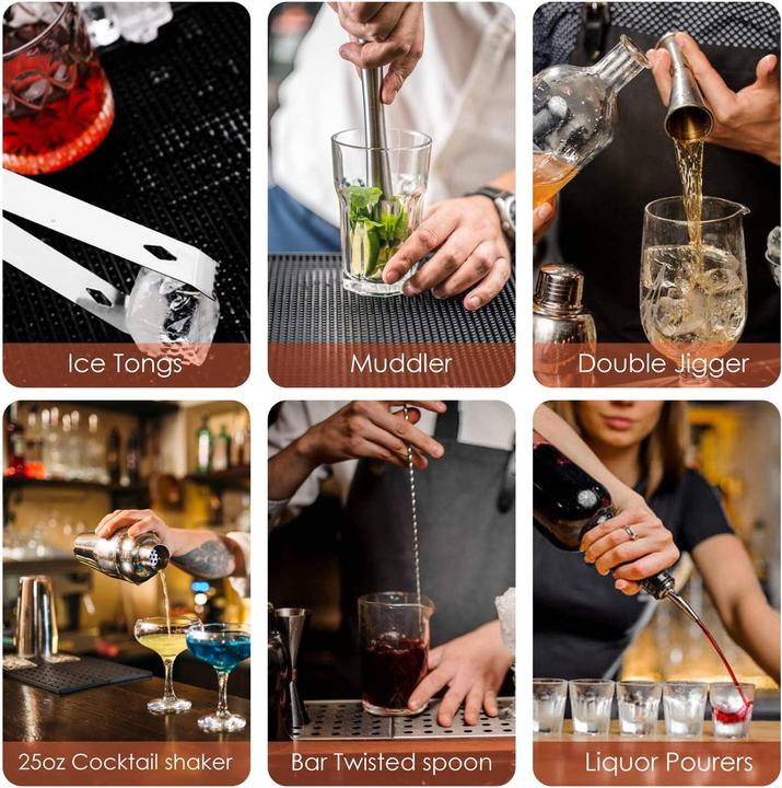 Immagine prodotto Esmula Cocktail Shaker Set (Set da cocktail)