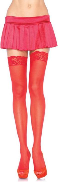 Produktbild Leg Avenue Straps-Strümpfe mit Spitze (One Size)