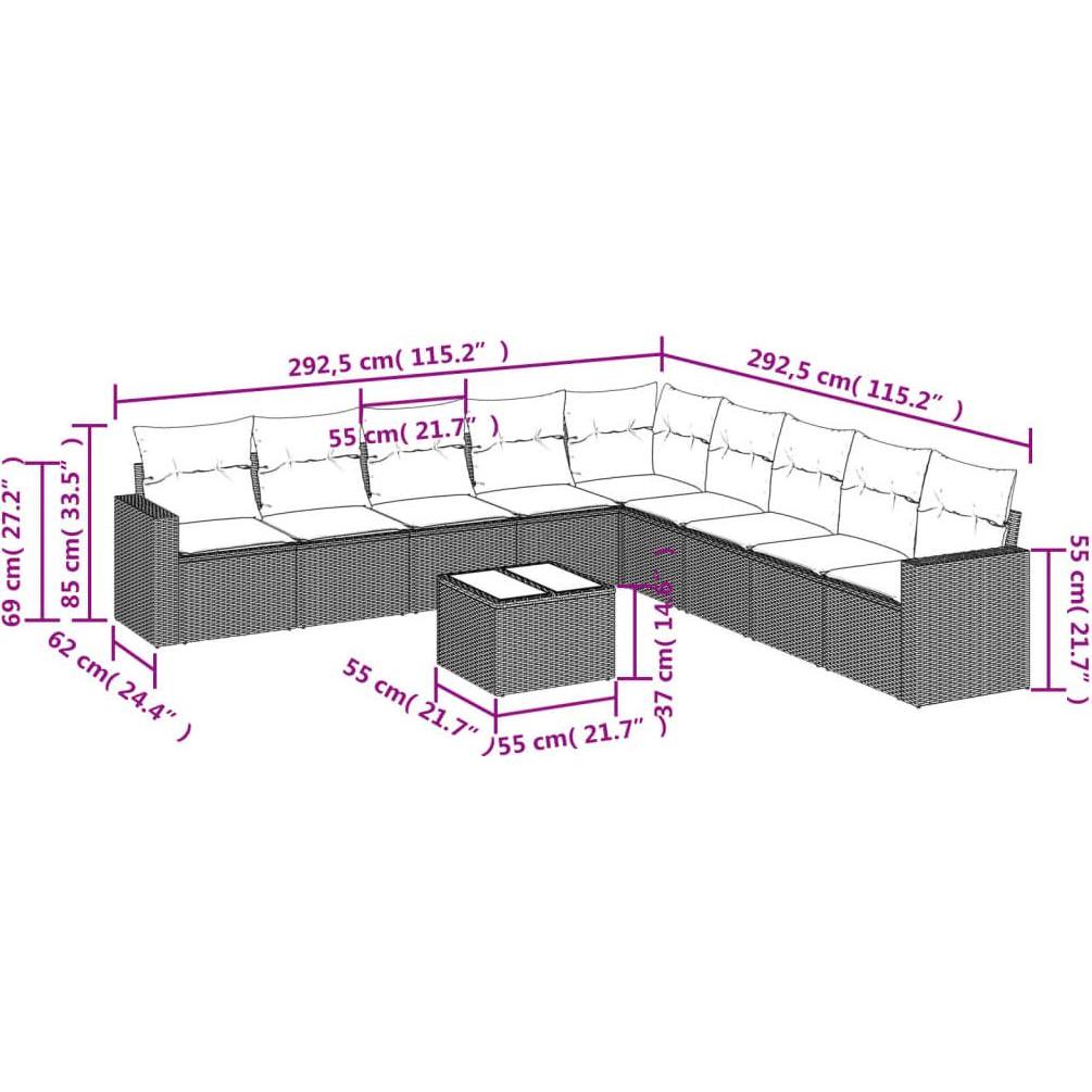Thumbnail - VidaXL, Gartenlounge, Orianne