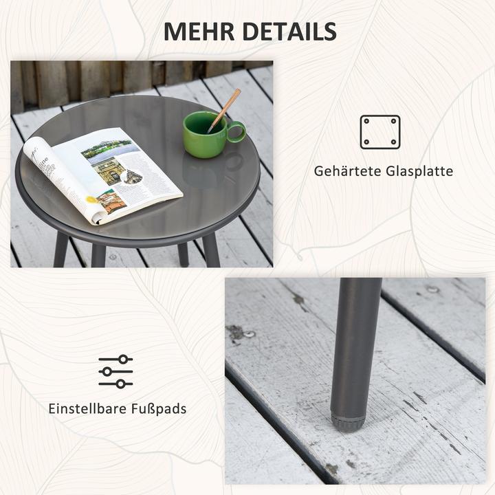 Produktbild Outsunny Gartenbistro-Set (50 x 46 cm)
