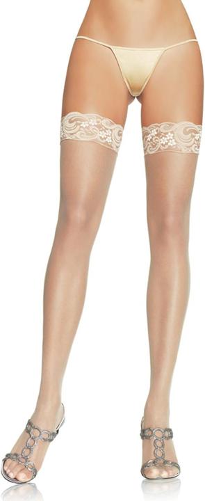 Produktbild Leg Avenue Straps-Strümpfe mit Spitze (46, 48, 50)