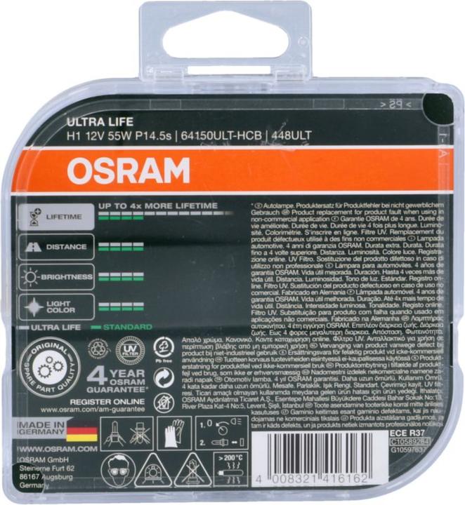 Image du produit Osram Ultra Life (H1)