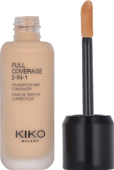 Actual product image KIKO Milano Full Coverage 2 In 1 Foundation & Concealer (N10)