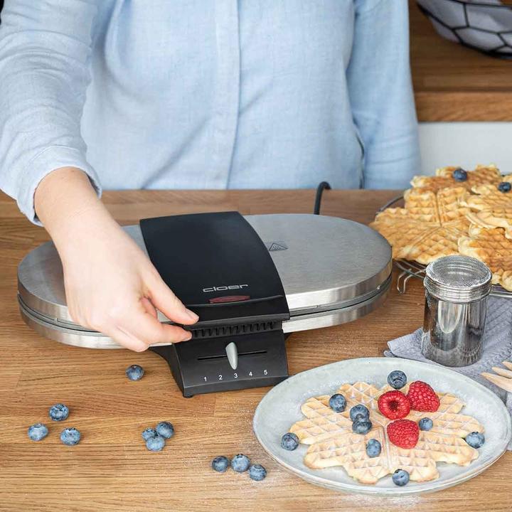 Actual product image Cloer Double Waffle Machine 1329 (EU plug)