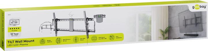 Image du produit Goobay Pro Tilt (Mur, 70 kg)