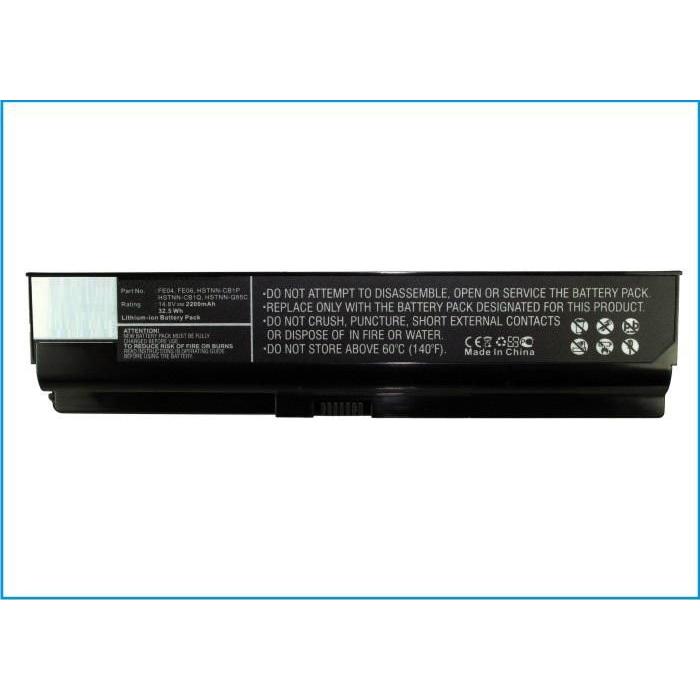 CoreParts Laptop Battery for HP (1 Zellen, 2200 mAh), Notebook Akku, Schwarz
