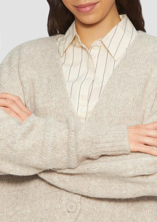 Actual product image S.Oliver Strickjacke Weiche Strickjacke mit dezenter Struktur (XS)