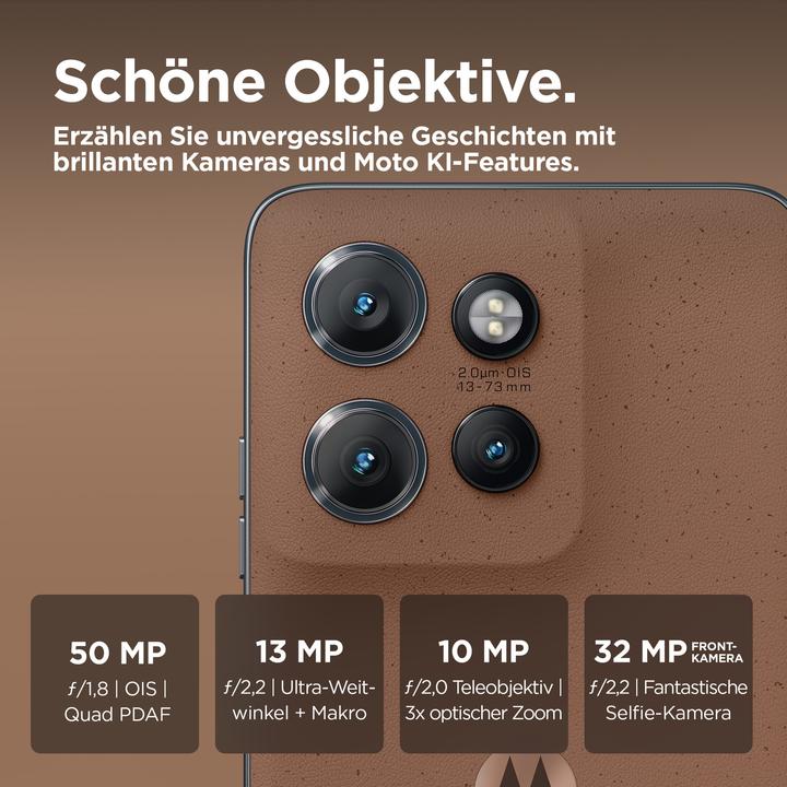 Image du produit Motorola Edge 50 Neo (512 Go, PANTONE Mocha Mousse, 6.36", Double SIM, 5G)