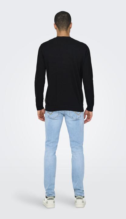 Image du produit Only & Sons Onsloui Reg 12 Mel Crew Knit Noos (XS)