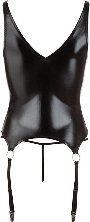 Produktbild Cottelli Collection Wetlook Strapshemd & String (XL)