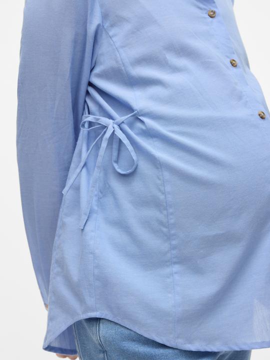 Immagine prodotto Mamalicious Vestibilità regolare Collo a camicia Polsini con bottone Maniche strette Camicia Camicia Camicia (L)