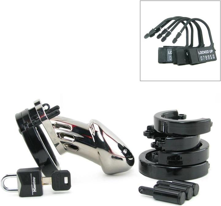 Actual product image CB-X CB-6000 chastity cage chrome